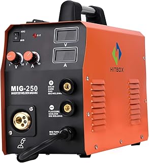 HITBOX New Arrival Mig Welder MIG250 MIG TIG ARC Welding Machine Gas Gas less Welder