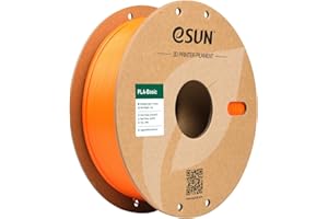 eSUN PLA Basic Filament 1.75mm, 3D Printer Filament High Speed PLA for Fast Printing, 1KG Spool (2.2 LBS) 3D Printing Filament for High Speed 3D Printers, Orange