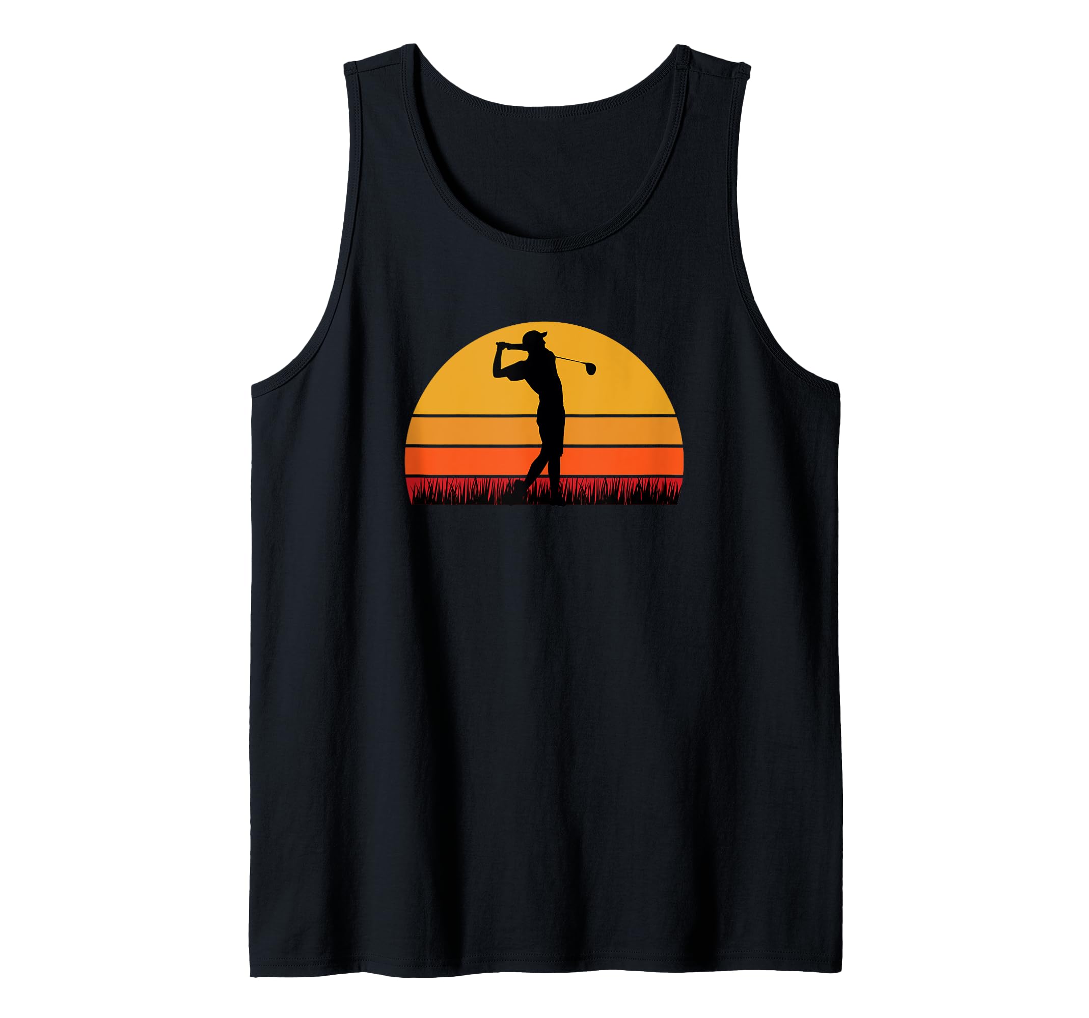 Golf Golfing Golfer - Course Club Driver Tee Golf Ball Tank Top