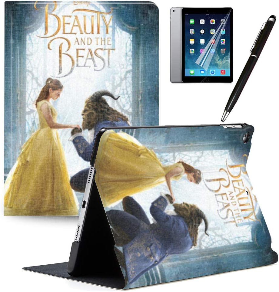 LJX iPad 7th Generation 10.2" 2019 Case Mickey Minnie Mouse Cute Cartoon Cover PU Leather Stand Protection Smart Auto Sleep/Wake Shell Compatible for Apple iPad 10.2 inch 2019#F