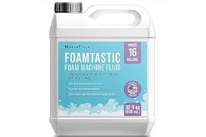 Maplefield Foam Machine Solution - Backyard Party Toy & Bubble Maker Liquid - Foam Machine Fluid - 16 Gallon, Clear