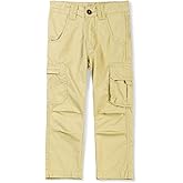 Mesinsefra Boys' Cargo Pants,Casual Outdoor Military Multi Pocket Combat Trousers