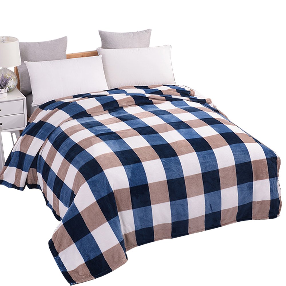 MYLUNE HOME Classic Polyester Blanket Throws Quilt for Bedroom Living Rooms Sofa Full/Queen/King Size