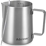 Milk Frothing Pitcher, 32oz Stainless Steel Milk