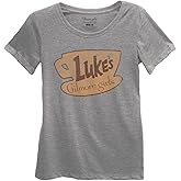 Ripple Junction Gilmore Girls Juniors Vintage Luke's Coffee Logo Light Weight Crew T-Shirt