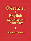 German-English Genealogical Dictionary