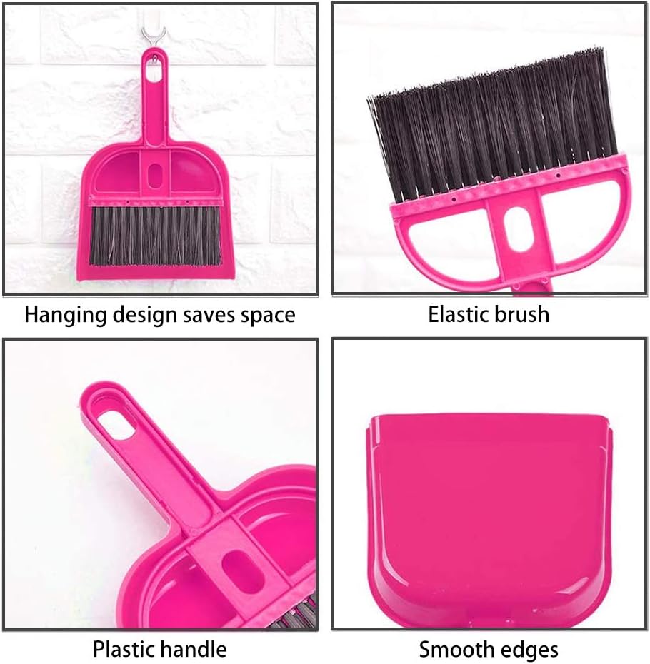 WishLotus Mini Dustpan and Brush Set, Portable Exquisite Pet Waste Cleaning Kit - Image 4