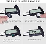 Kynup Large LCD Digital Caliper 150mm Inch Millimeter Conversion Carbon Fiber view 6