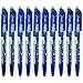 Pilot Frixion Erasable Gel Pen 0.5mm, Extra Fine Blue, 10pcs Box