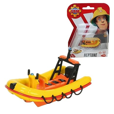 Feuerwehrmann Sam - Mini Die Cast Serie - Boot Rettungsboot Neptun