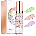 One Step Color Corrector, Primer Face Makeup Base, 3 In 1 Isolation Cream, Makeup Primer Skin Tone Correcting and Brightening Primer, Oil Control Moisturizing Face Skin Corrector