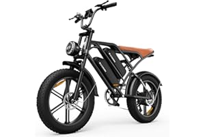 CYCROWN CycHunter Electric Bike for Adults, 48V 26Ah Dual Battery Moped Style Ebike, 1500W Peak Motor, 150 Miles PAS Range, 7 Speed Gearing, 28mph Electric Dirt Bike, Full Suspension Electric Bicycles