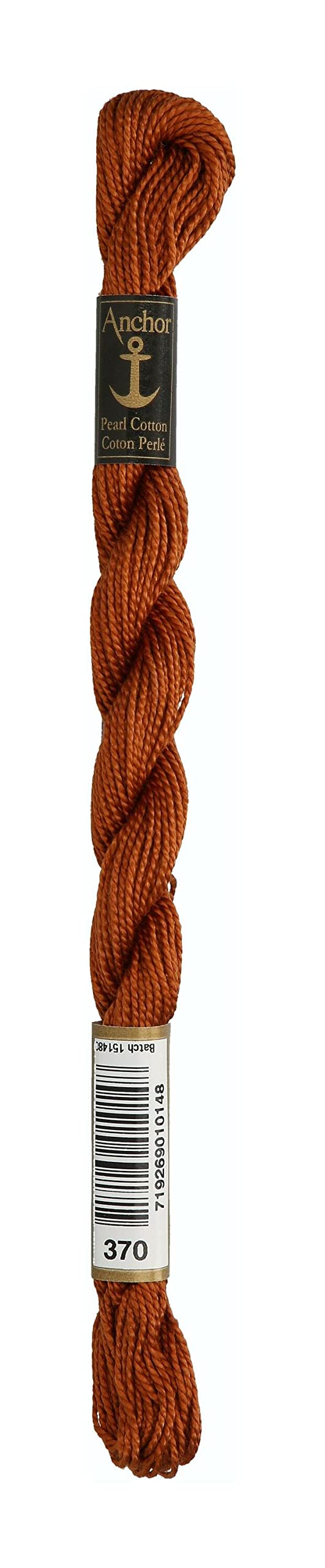 Anchor pearl thread, embroidery thread, Cotton, 00370 Korkant, korkant