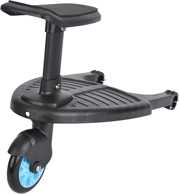 Queiting Buggy Board with Seat Standing Board Baby Jogger Travel Pram Pushchair Buggy Board Seat