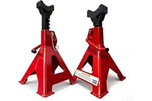 USYATO 3 Ton Jack Stands (6,600 lbs) - Heavy Duty Car Jack Stand with Double Pin Locking, Adjustable 11.22"-16.54" Height, Ex