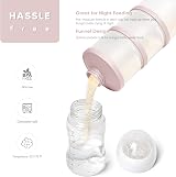 Termichy Baby Milk Powder Dispenser Pots 2 Pack Pink Stackable Infant Formula view 5