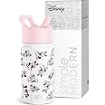 Simple Modern Disney Minnie Mouse Kids Water Bottle with Straw Lid | Reusable Insulated Stainless Steel Cup for Girls, School
