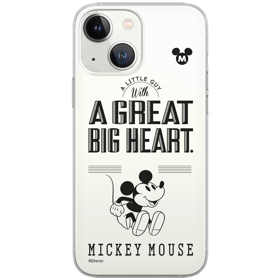 ERT GROUP mobile phone case for iPhone 13 MINI original and officially licensed Disney pattern Mickey 006 optimally adapted to the shape of the mobile phone, case made of TPU