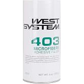West System 403-9 Microfibers Epoxy Filler, 6 oz | High-Strength Filler | Strengthen wood bonds and fill joints with confidence using this high-strength structural epoxy filler additive.