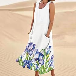 Generic Sundresses for Women Casual Sleeveless