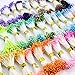 Sorrento Crafts 900pcs/lot Multicolor 1mm Double Heads DIY Pearl Flower Stamen Pistil Cake Craft Wedding Home Decoration(Color 1)