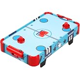 TALLO Sport Table Top Air Hockey Table for Beginners and Adults- Includes 2 Strikcers and 2 Air Hockey Pucks - Powerful Air - Great for Playing on The Floor, Tabletop, Living Room