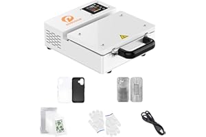 3D Sublimation Phone Case Heat Press Machine - 5 Min Fast Printing, Intelligent Temp Control for DIY Customized Phone Cases w