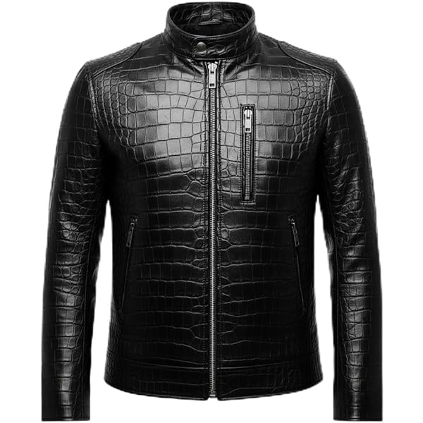 Amazon.com: Deja Exe Men's Genuine Leather Crocodile Embossed