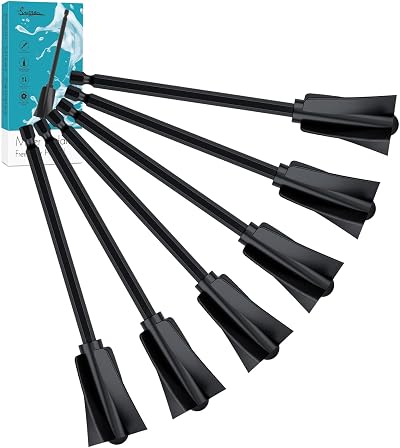 Suzzam Resin Mixer Paddles 6 Pcs Epoxy Mixing Paddles for Drill