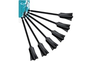 Suzzam Resin Mixer Paddles, 6 pcs Plastic Epoxy Mixer for Drill Paint Stirrer for Drill, Reusable Multipurpose for Resin Mixing, Paint Mixing