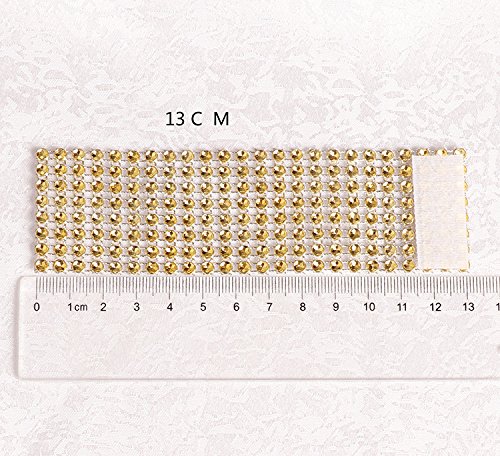 Rhinestone Napkin Rings Wedding Adornment, Napkin Holder for DIY Party Banquet Birthday, Gold (50PCS)