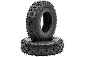 Set 2, Hakuba Hedgehog 4.10-6 Inch Tire for Wheelbarrows Hand Trucks Wagons Snow Blowers Dollies Tractor Yard Trailers Trolle