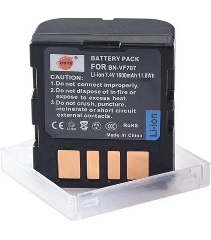 BN-VF714 Bateria BN-VF707 BN-VF733 Battery For JVC BN-VF707U BN-VF714U BN-VF733U GR-D240 Camera Accessories