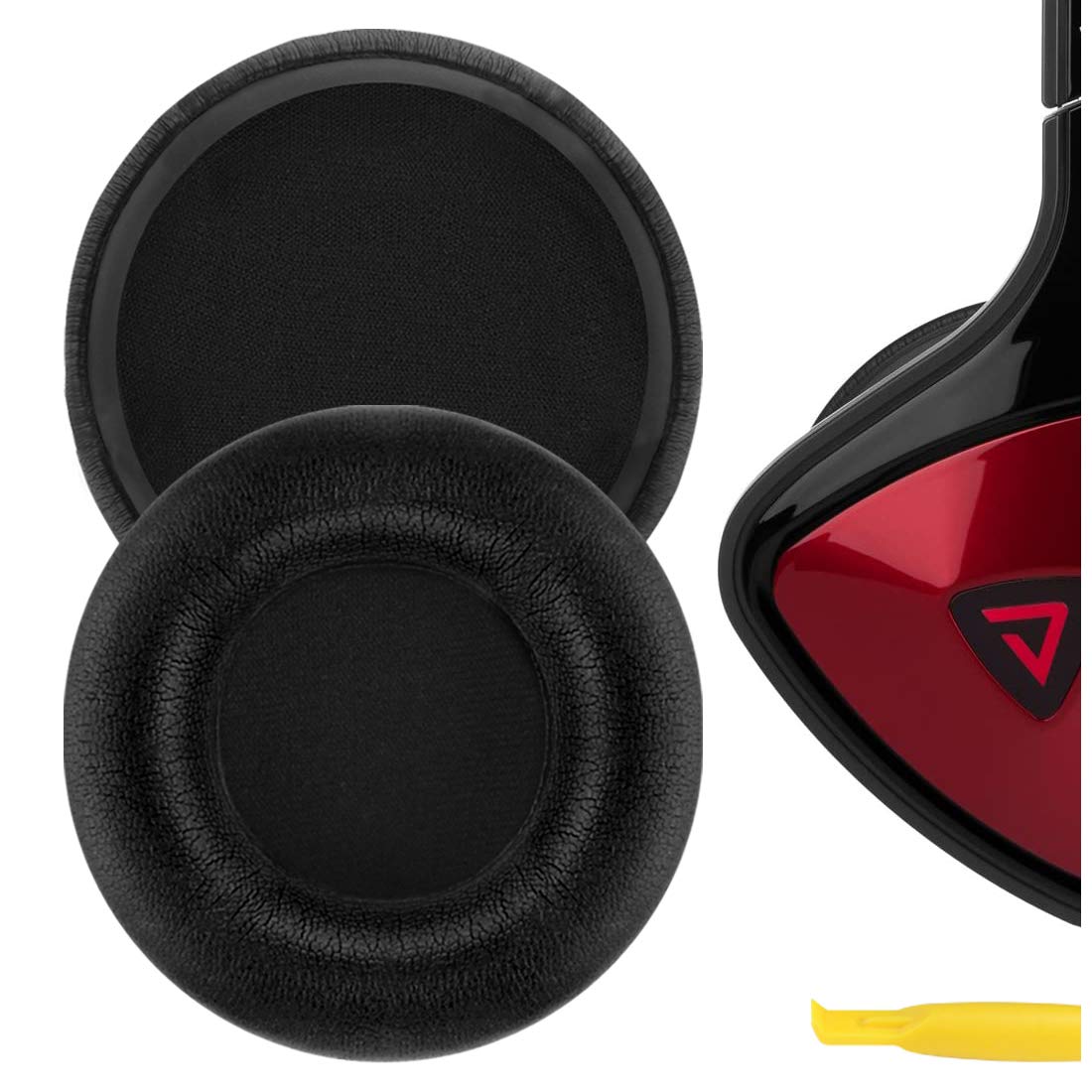 Geekria Replacement Ear Pads for Monster DNA On-Ear Headphones Ear Cushions, Repair Parts (Black)