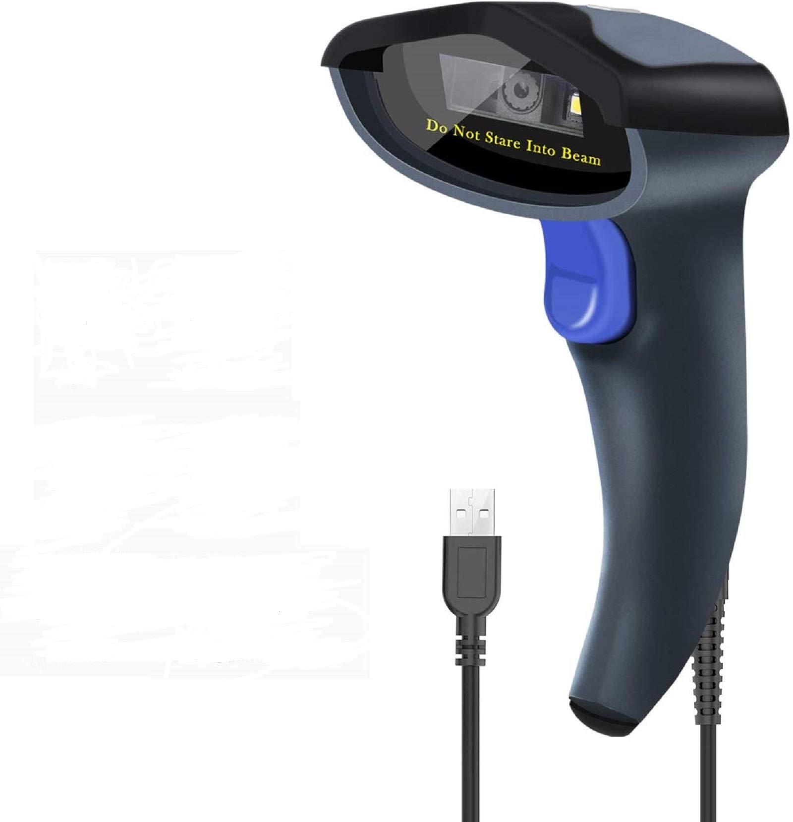NETUM Wired 2D QR Barcode Scanner - Handheld Automatic Omnidirectional Bar Code Reader/Imager (QR, PDF417, GS1 Data Matrix) with USB Cable