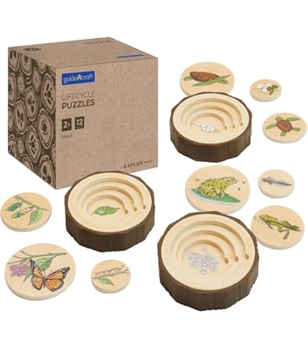 Amazon.com: Kaplan Early Learning Lifecycle Puzzles - Set of 3