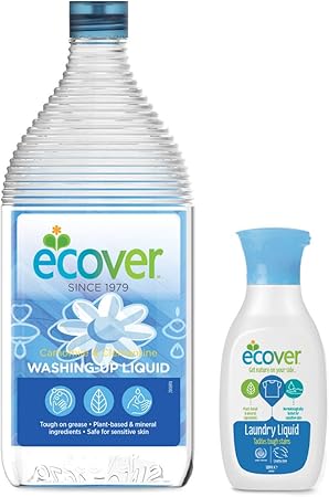 Amazon Amazon Co Jp 限定 エコベール 食器用洗剤 カモミール 950ml 洗濯用洗剤ミニボトル付き Ecover エコベール 食器用洗剤