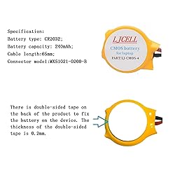 LJCELL CMOS Battery for Dell Latitude E5440 E5450