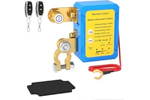 Remote Control of Car Devices for Anti-Theft Safety, Smart Voltage Battery Disconnect Switch, 2V, 240A, Enhances Security, De