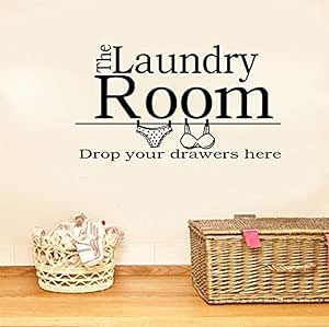 Pegatinas De Pared Etiqueta De La Pared De La Lavandería Coloque Sus