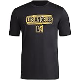 adidas Mens Los Angeles Football Club Lafc MLS Short Sleeve T-Shirt