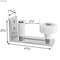 SMARTSTANDARD Sliding Barn Door Floor Guide for