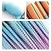 Eye Crown Synthetic Quality Good Makeup Brushes Set with Case Mermaid Shape 11 Pieces - Foundation Blush Face Concealer Eyeliner Shadow Cosmetics Brush Set