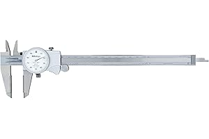 Mitutoyo 505-737 D8"TXW Dial Caliper, OD Carbide, 0.1"/Rev, 0"-8", 0.001"