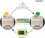 Wisedry 20g Silica Gel Desiccant Packets 12 Packs Food Grade Orange Indicating view 3