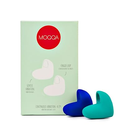MOQQA Sails Fingervibratoren, ocean & deep blue