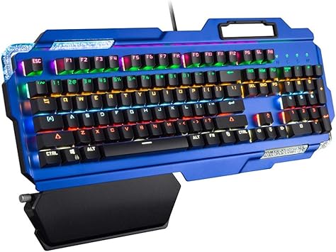 DR - Juego mecánico Teclado de computadora 104 Tecla Eje Verde ...