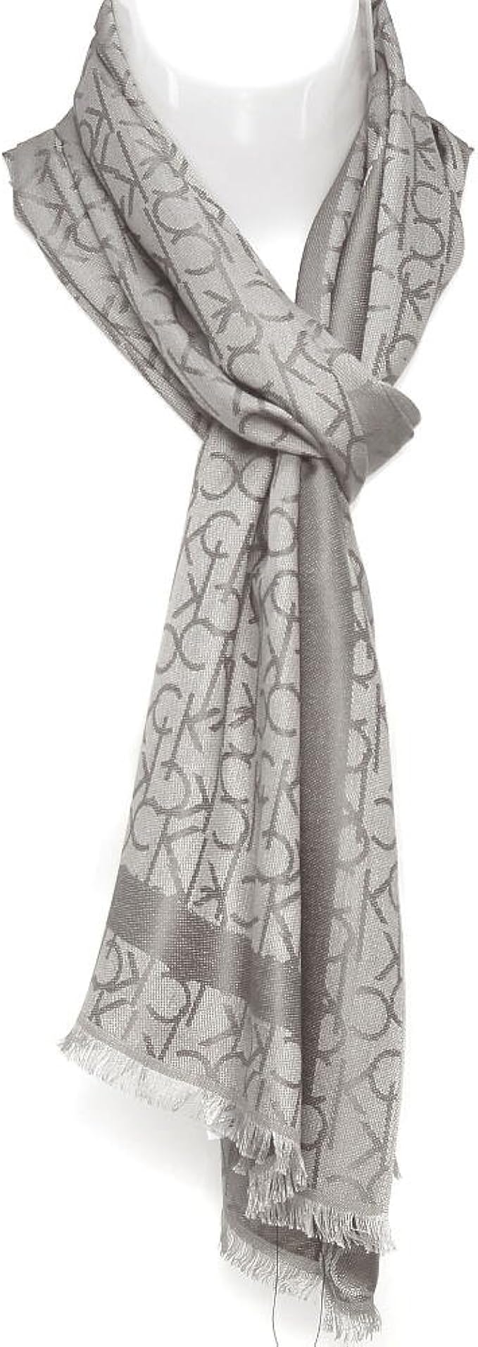 Amazon Ck Calvin Klein カルバンクライン ストール メンズ グレージュ 紳士 男性 ブランド ロゴ 並行輸入品 ストール マフラー 通販