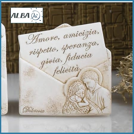 Bomboniere Sacra Famiglia Lettera Frase Amore Amicizia Rispetto Amazon It Casa E Cucina