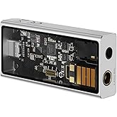 Questyle M15C Headphone Amplifier Portable USB DAC Amps 32Bit/384kHz DSD256 Decoder with 4.4mm and 3.5mm Dual Outputs High Resolution Lossless for Smartphones/PC/Laptops